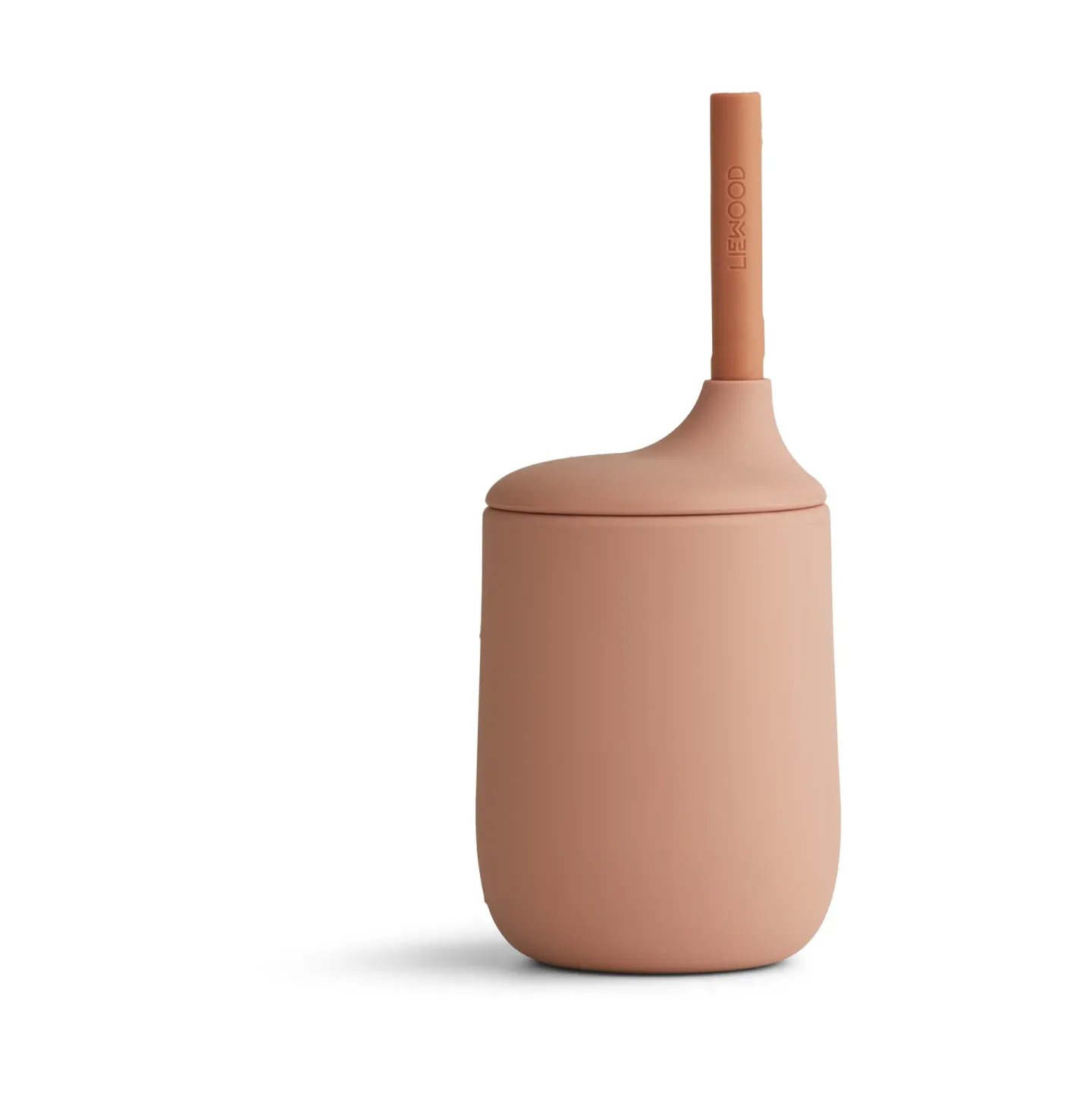 Liewood Ellis sippy cup Trinklernbecher mit Strohhalm 23 cl Dark rose-terracotta mix