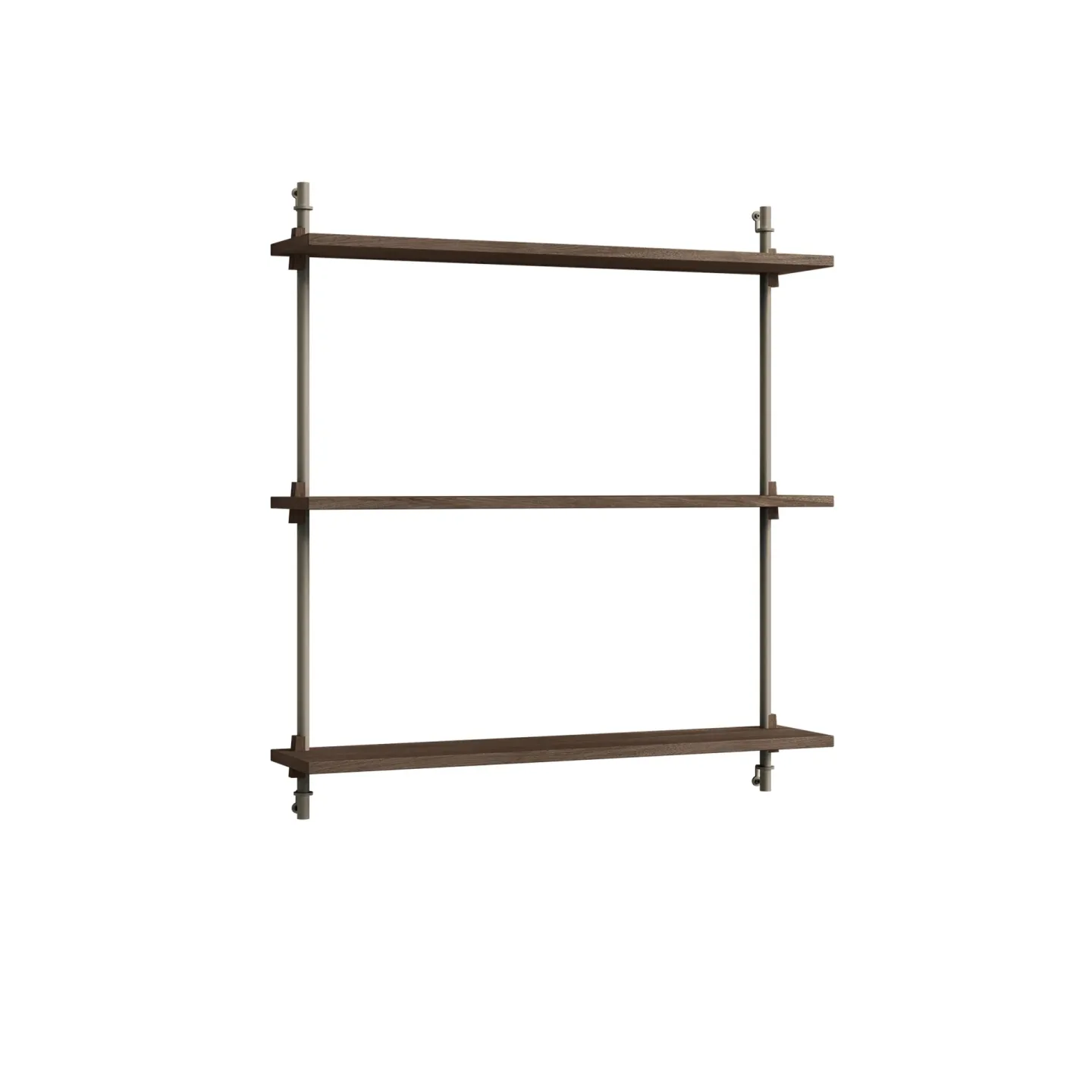MOEBE Wall Shelving vägghylla Rökt ek-warm grey, 92x85x17,5 cm, WS.85.1