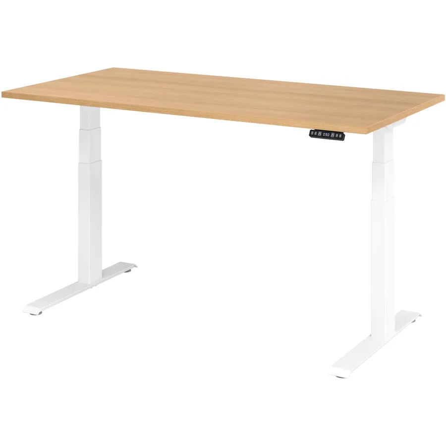 Schreibtisch Office eiche Holzwerkstoff B 160 T 80 cm