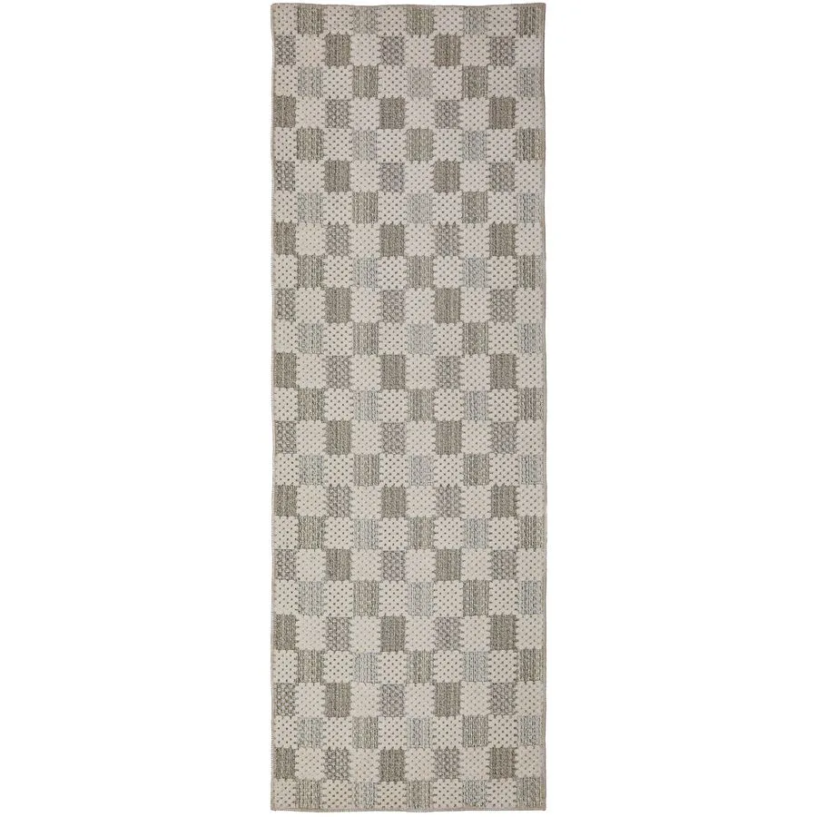 Teppich Calvoria GRÜN Schottenkaro 80% BAUMWOLLE 20% POLYESTER 80 x 230 cm