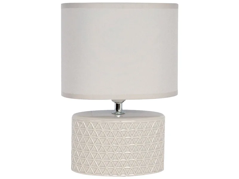 Tischlampe BELLA 23cm 40W cremefarben