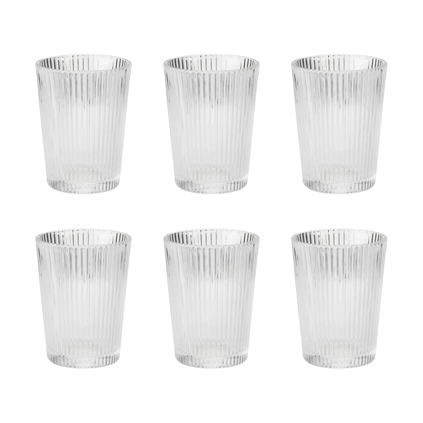 Stelton Pilastro Trinkglas 15 cl 6er-Pack Clear