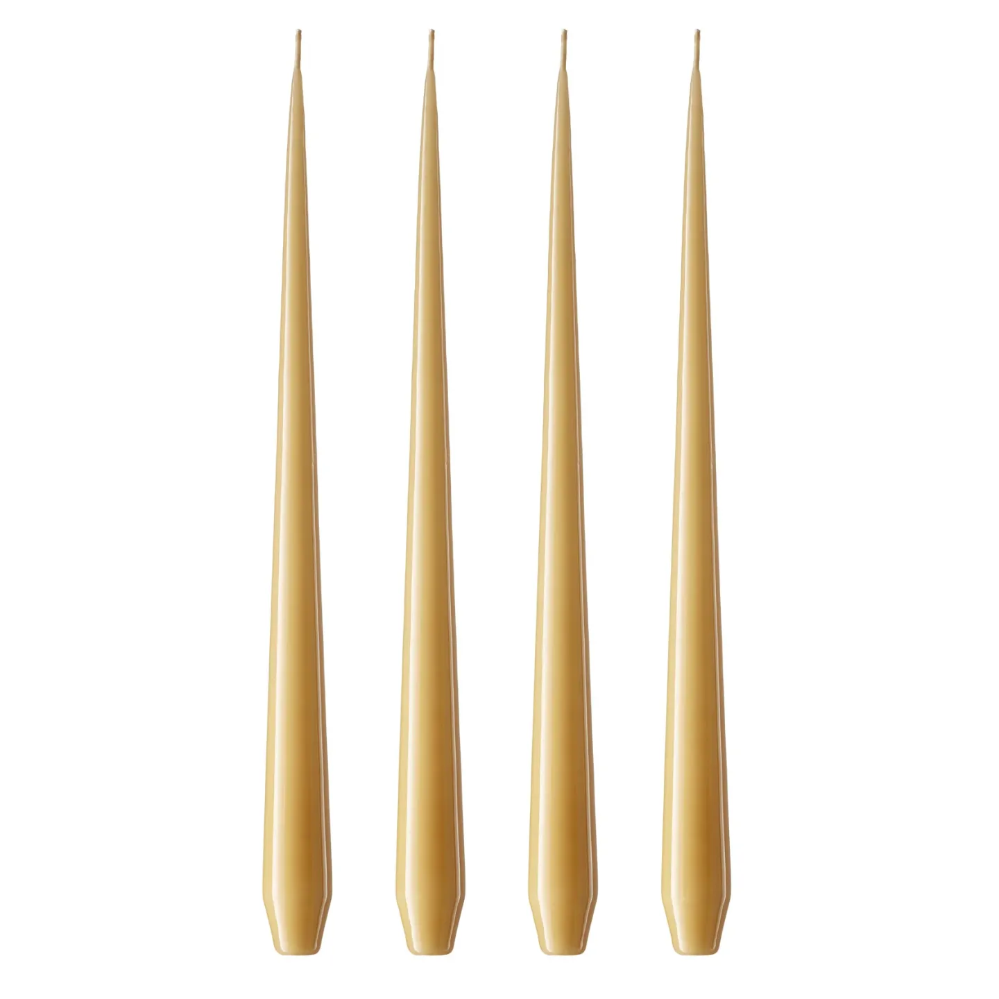 ester & erik ester & erik Kerze 4er Pack lackiert beige 14/2-0, 42 cm