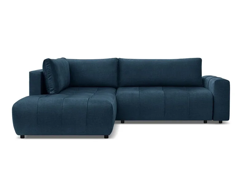 Ecksofa BOBOCHIC ARSENE Samt dunkelblau