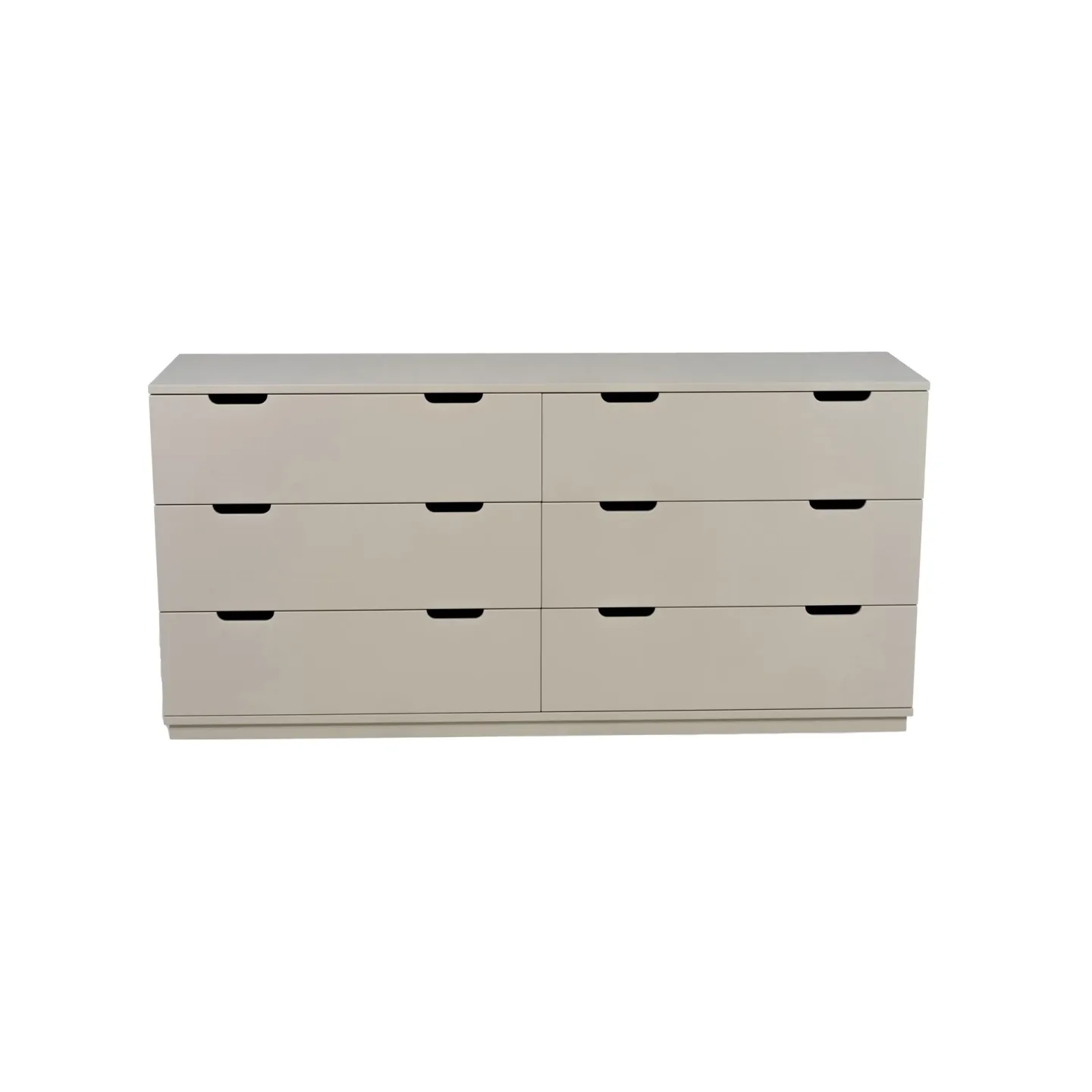 Mavis Aoko byrå dubbel 6 lådor Beige