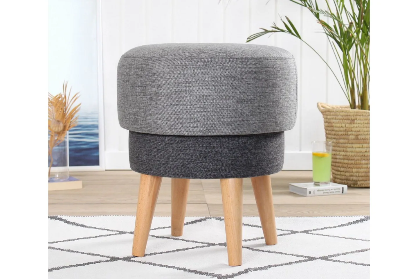 Giovas Sittpuff 47 cm - Grå