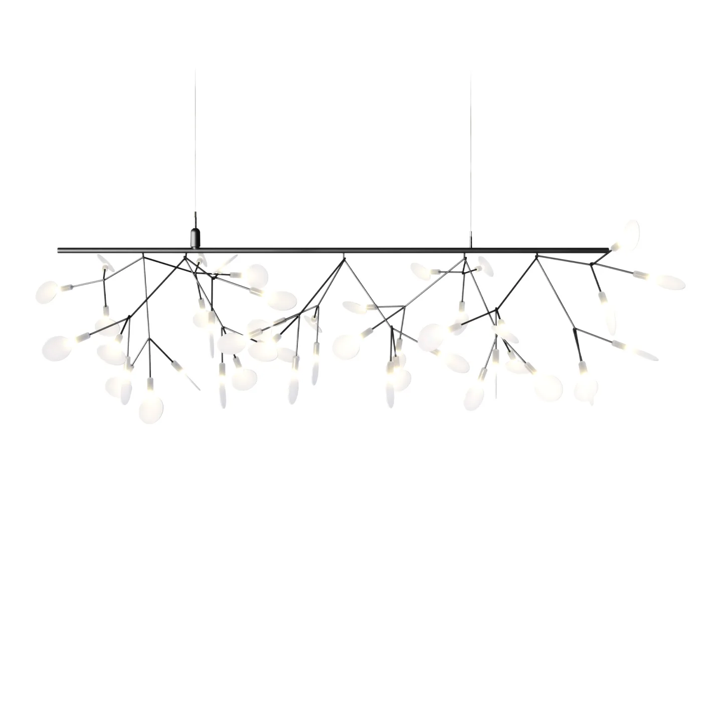 Moooi - Heracleum III, Endless Nickel - Takkronor - Bertjan Pot - Silver