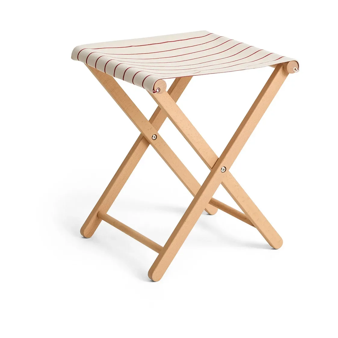HAY Outdoor Market Klapphocker Beige-red
