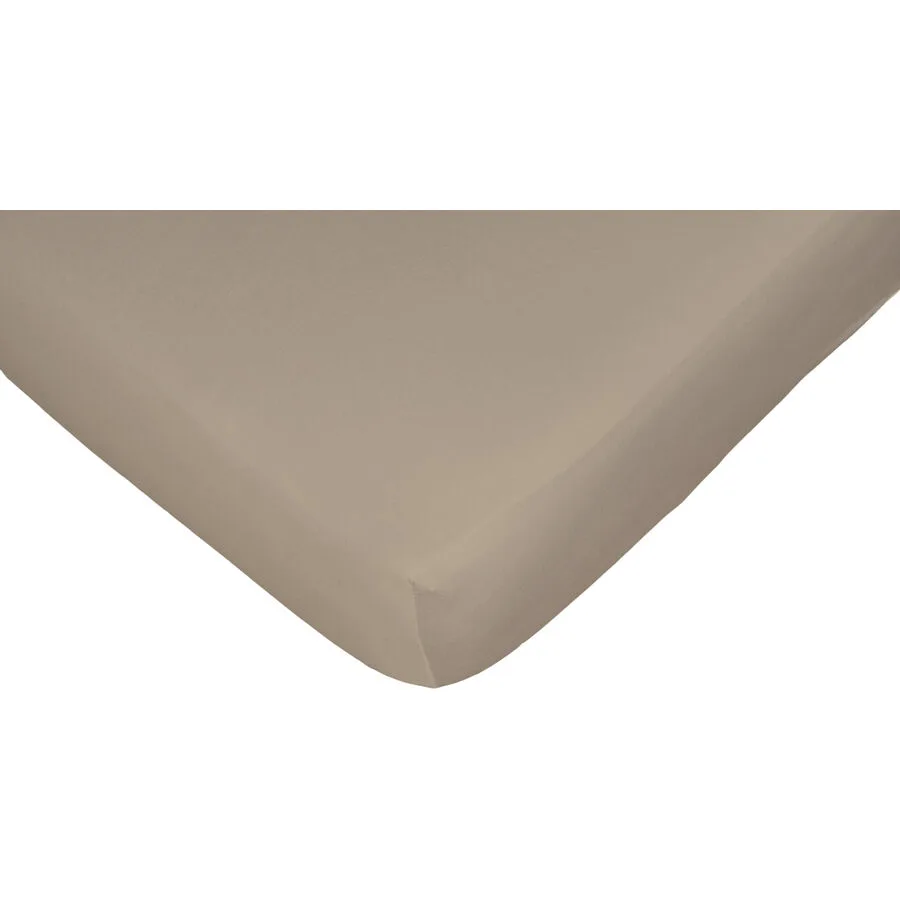 Nobilium Fixleintuch Nela beige 090 x 200cm - Material: 95% Baumwolle 5% Elasthan