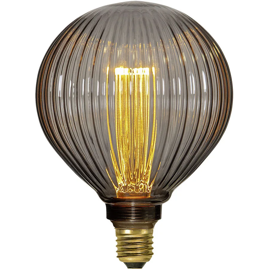 Bulbs Leuchtmittel Bulb Glas E27 1 W - Farbe: grau - LED - Lichtfarbe: Kerzenlicht - LED Leuchtmittel