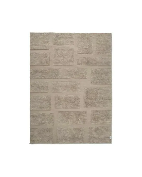 Bricks tæppe beige