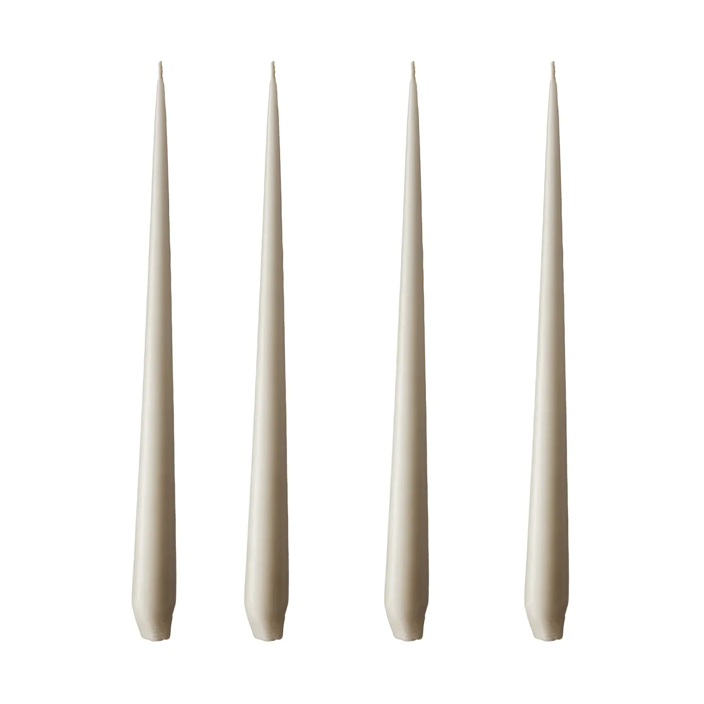 Kronljus linen grey 4-pack