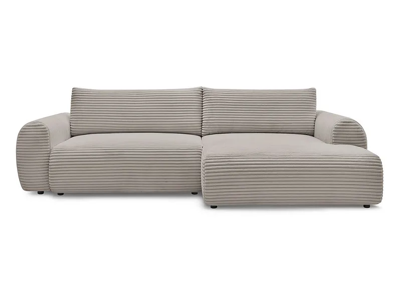 Ecksofa BOBOCHIC LUCIEN Cord-Stoff taupe