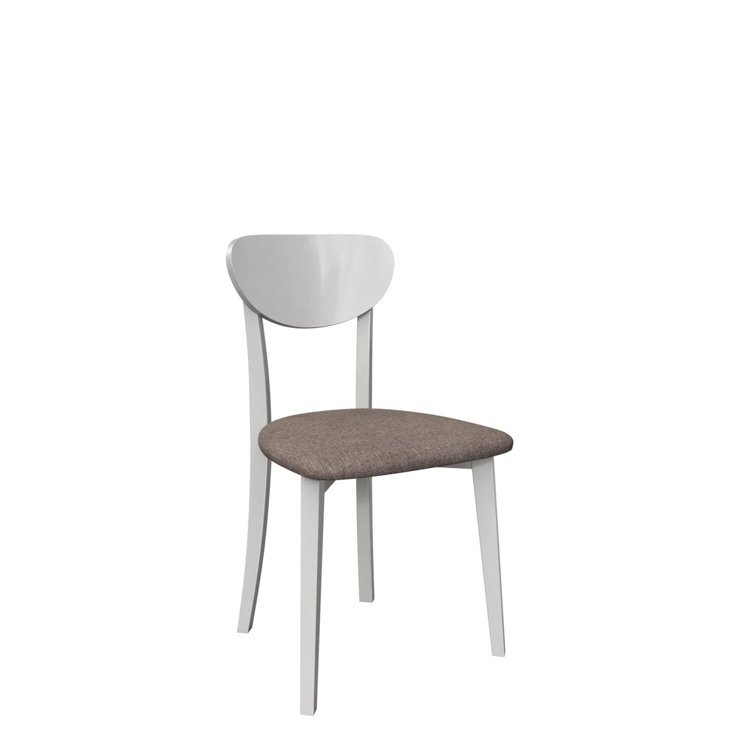 Esher Matstol - vit, brun