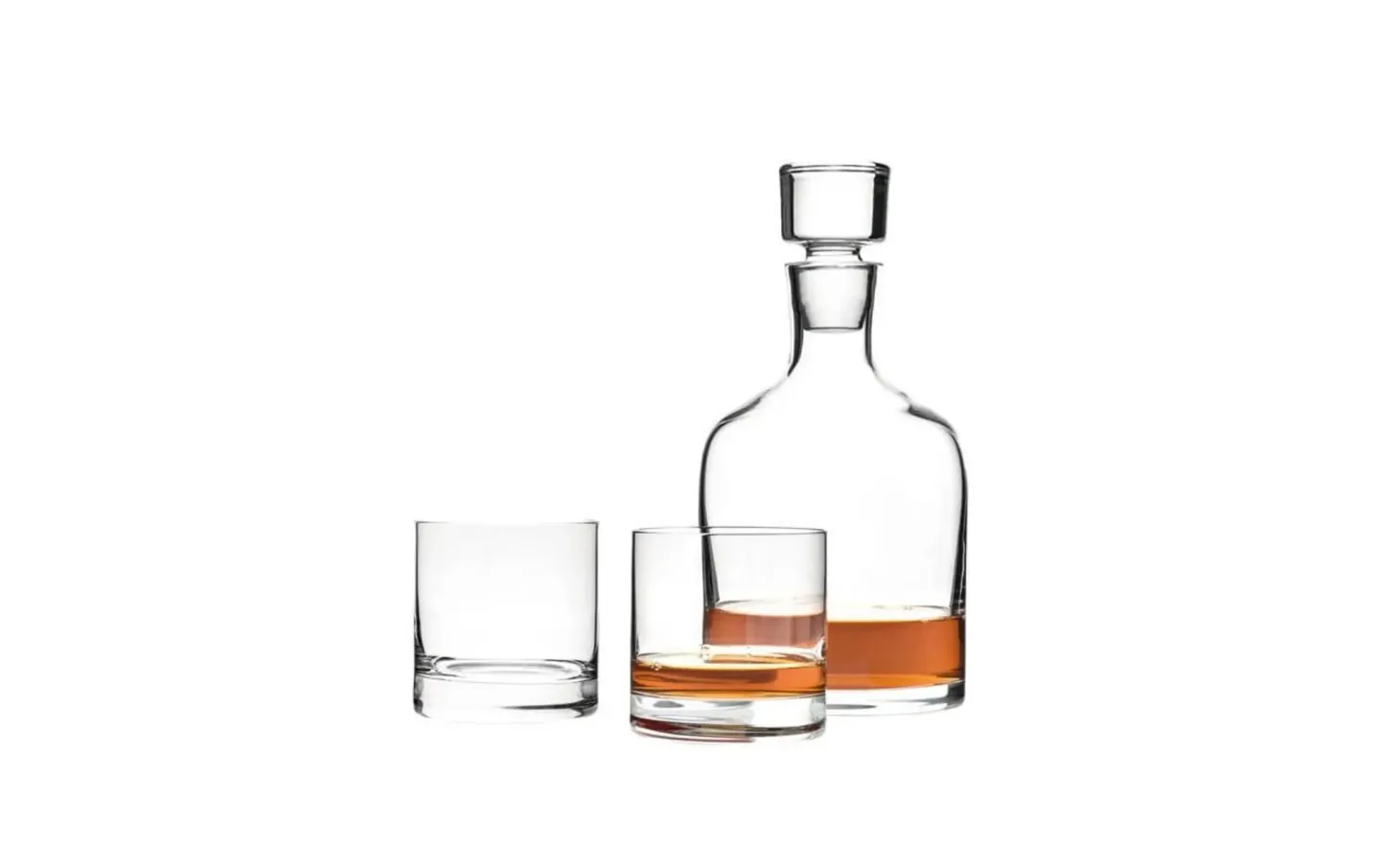 Alltron Whisky-Set Ambrogio 1.5 l 3-teilig Transparent | Schubiger Möbel
