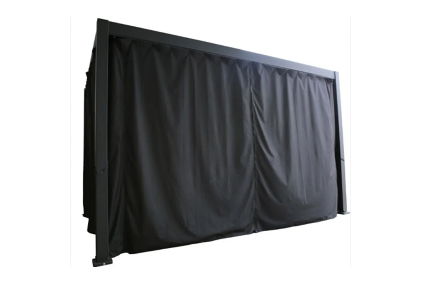 Sidoväggar till Paviljong Mirador 300x300 cm 4 st Svart - Svart