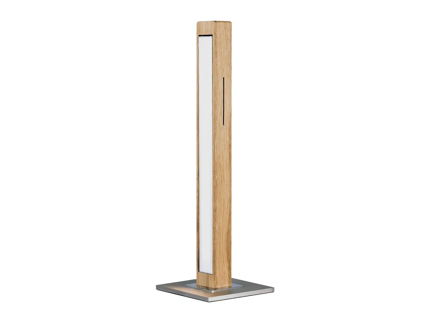 HerzBlut Tischlampe Leana Eiche H: 46cm Holzfarbig | Schubiger Möbel