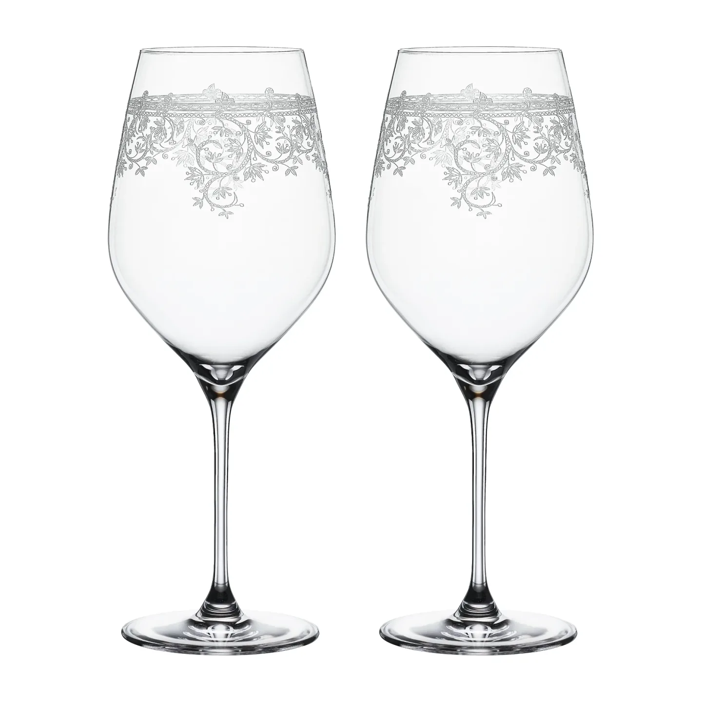 Spiegelau Arabesque Bordeaux Rotweinglas 81 cl 2er-Pack Klar