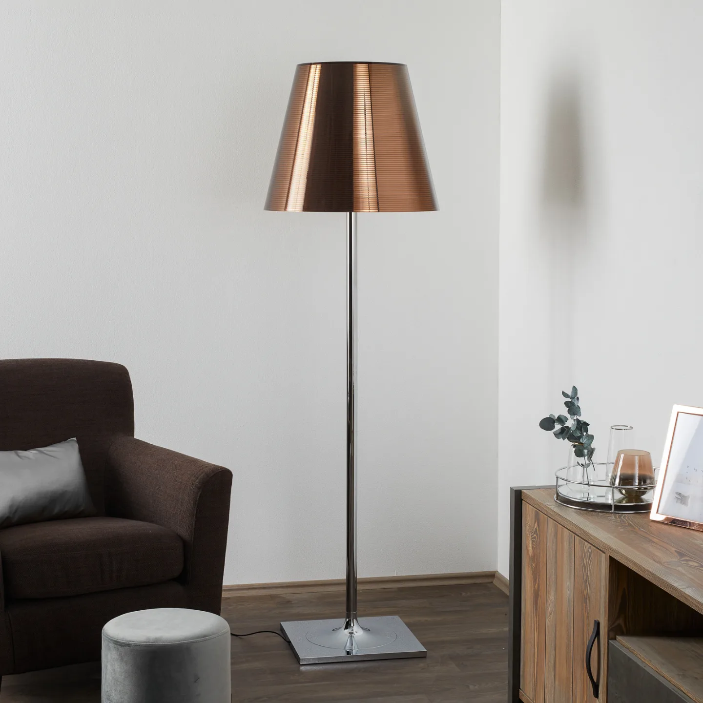 Flos KTribe F3 Stehleuchte Bronze