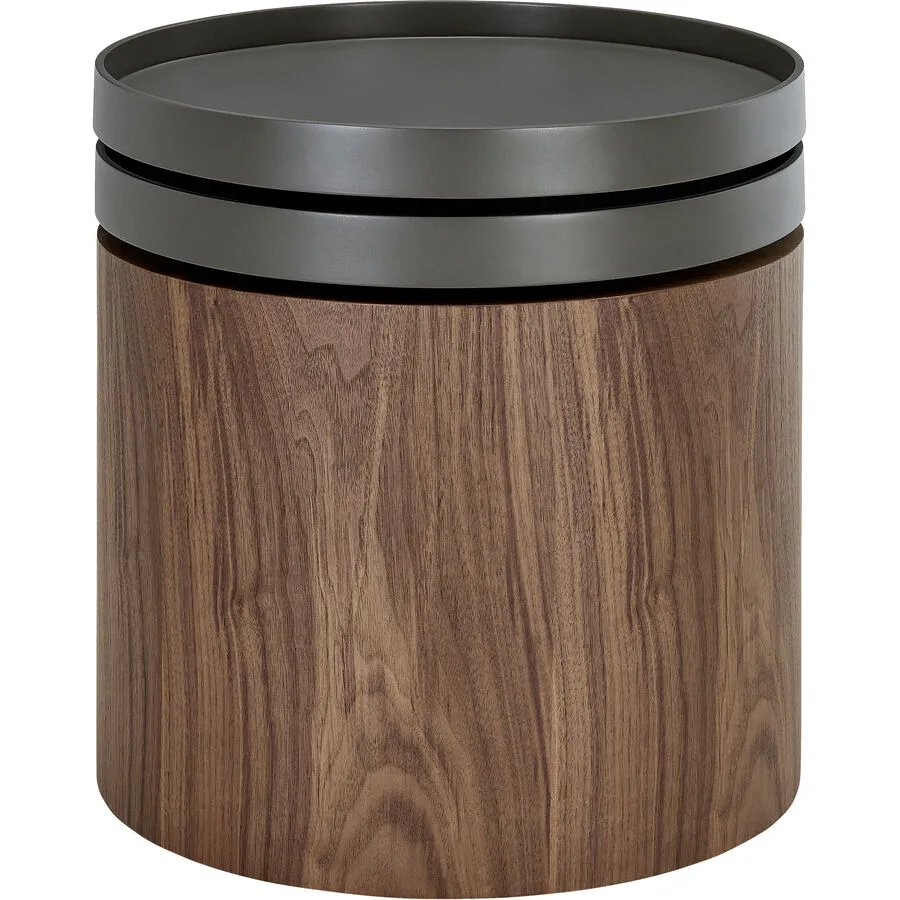 Beistelltisch Eliano Walnuss Holzwerkstoff B 48 H 50 cm
