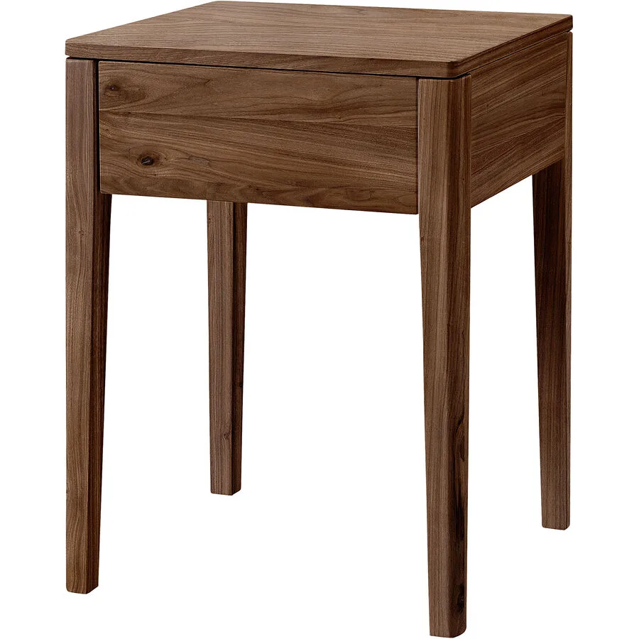 Hasena Nachttisch Chilly Nussbaum Nussbaumholz B 34 H 58 cm