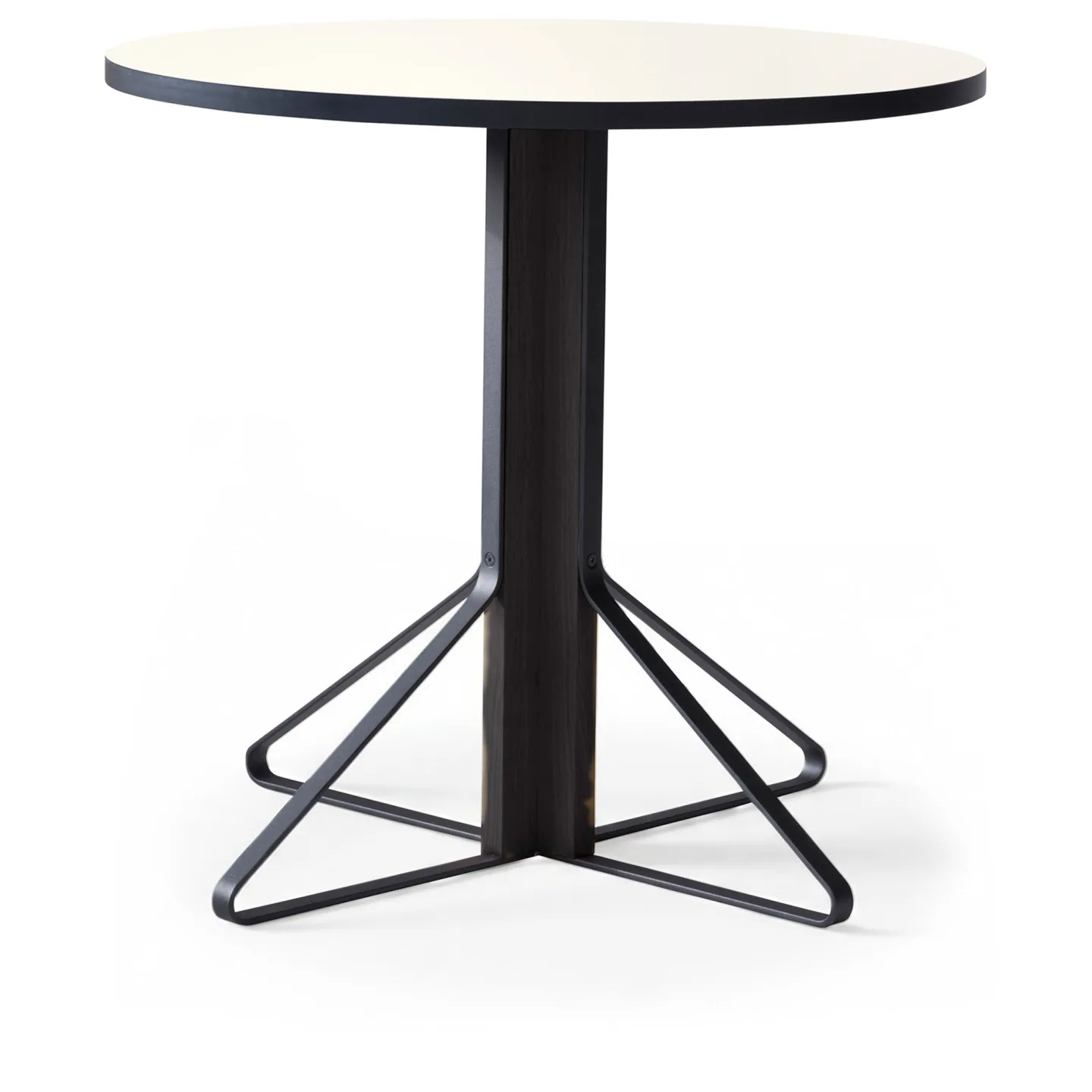 Artek - Kaari Bord Reb 003, Svart linoleum, Svartlackad ek - Matbord - Ronan & Erwan Bouroullec - Svart - Metall/Trä