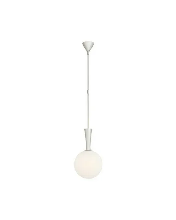 Sesia Globe Pendant Polished Nickel