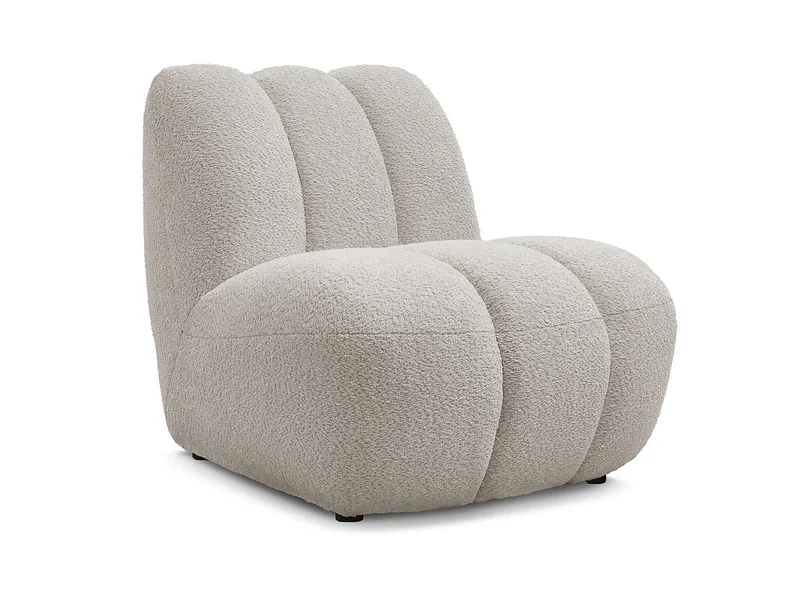 Sessel BOBOCHIC JANISSAIRE Boucle-Stoff beige
