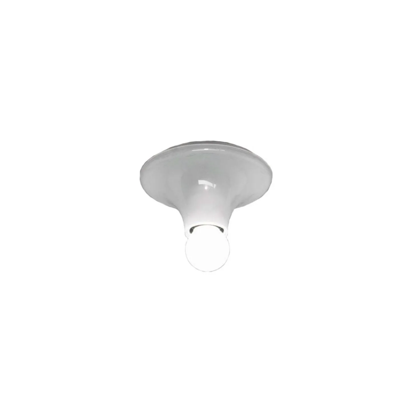 Teti Taklampe/Vegglampe Transparent - Artemide - Stue - Design - Plast - Rund