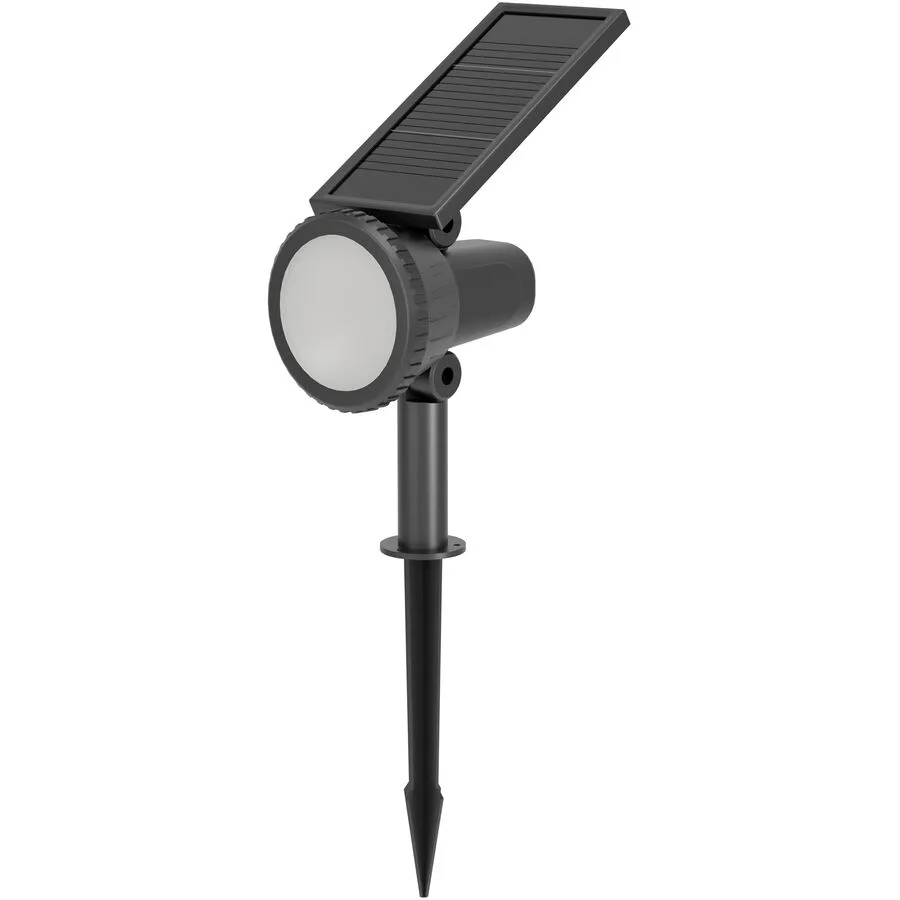 Eglo Solaraussenlampe Sambuco Schwarz Kunststoff 10 cm 37.5 cm - Lichtfarbe: Warmweiss