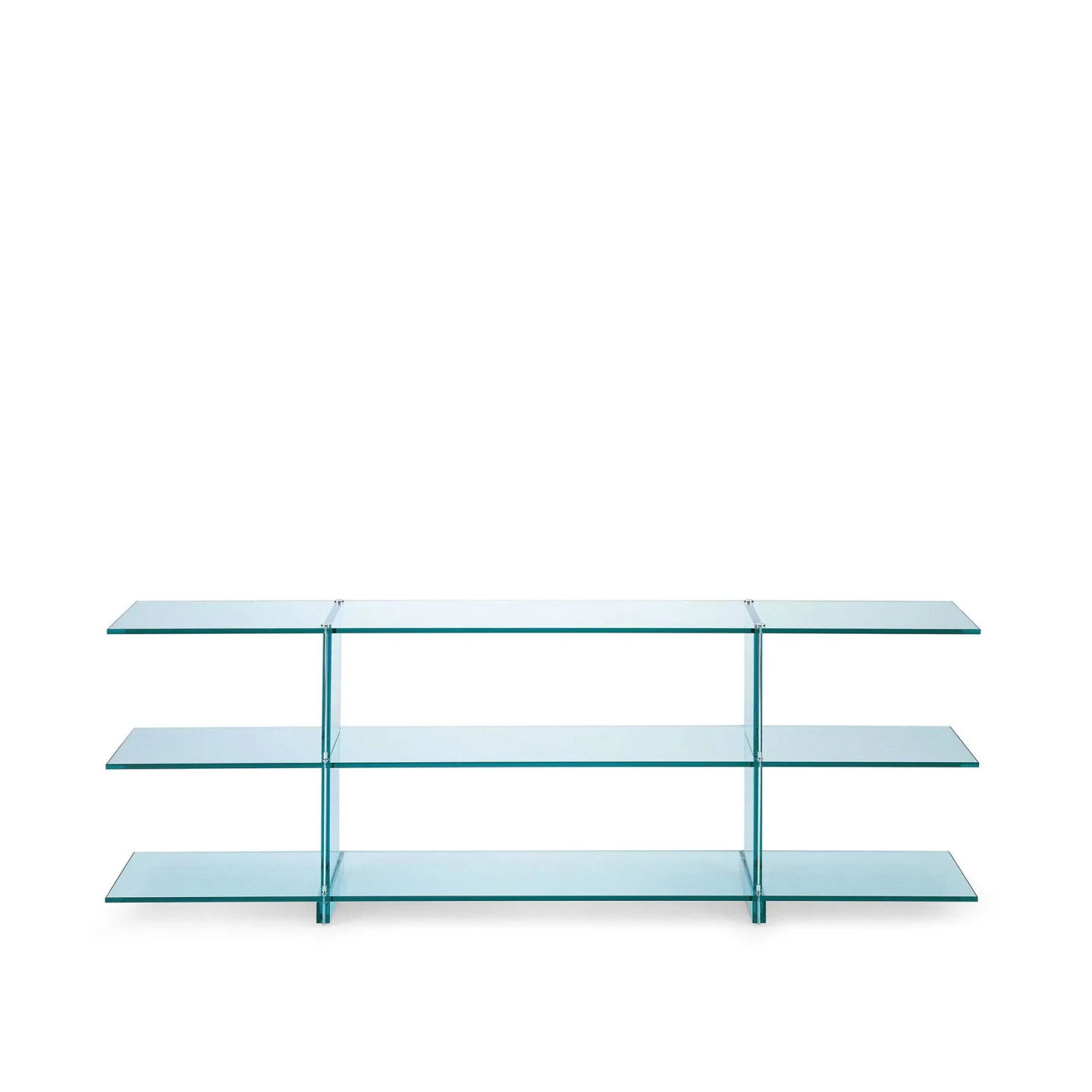 FontanaArte - Teso Sideboard - Avlastningsbord - Renzo Piano - Transparent - Glas/Metall