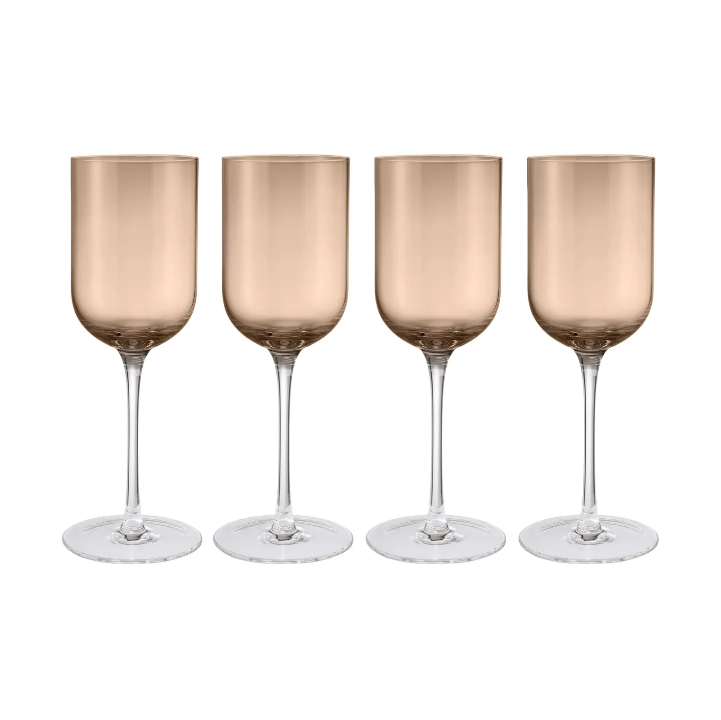 blomus Fuumi Weinglas 31 cl 4er-Pack Coffee-Klar