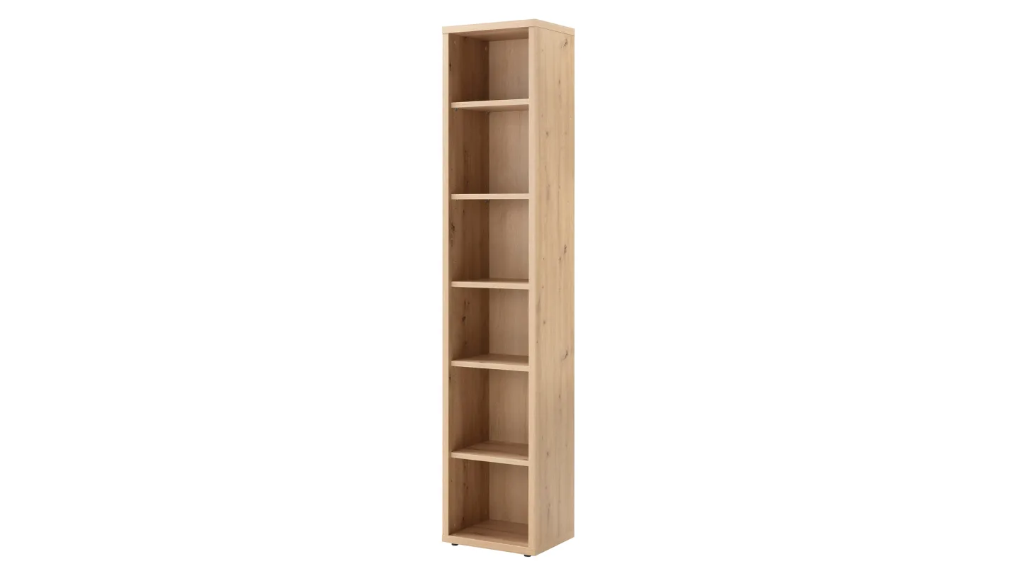 Bücherregal Büroregal Artisan Eiche 44 x 217 cm - DISEGNO