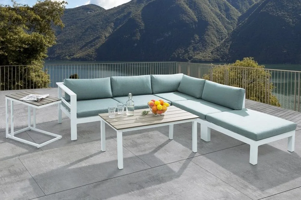 Messina Loungegrupp Utomhus 147 cm - Vit