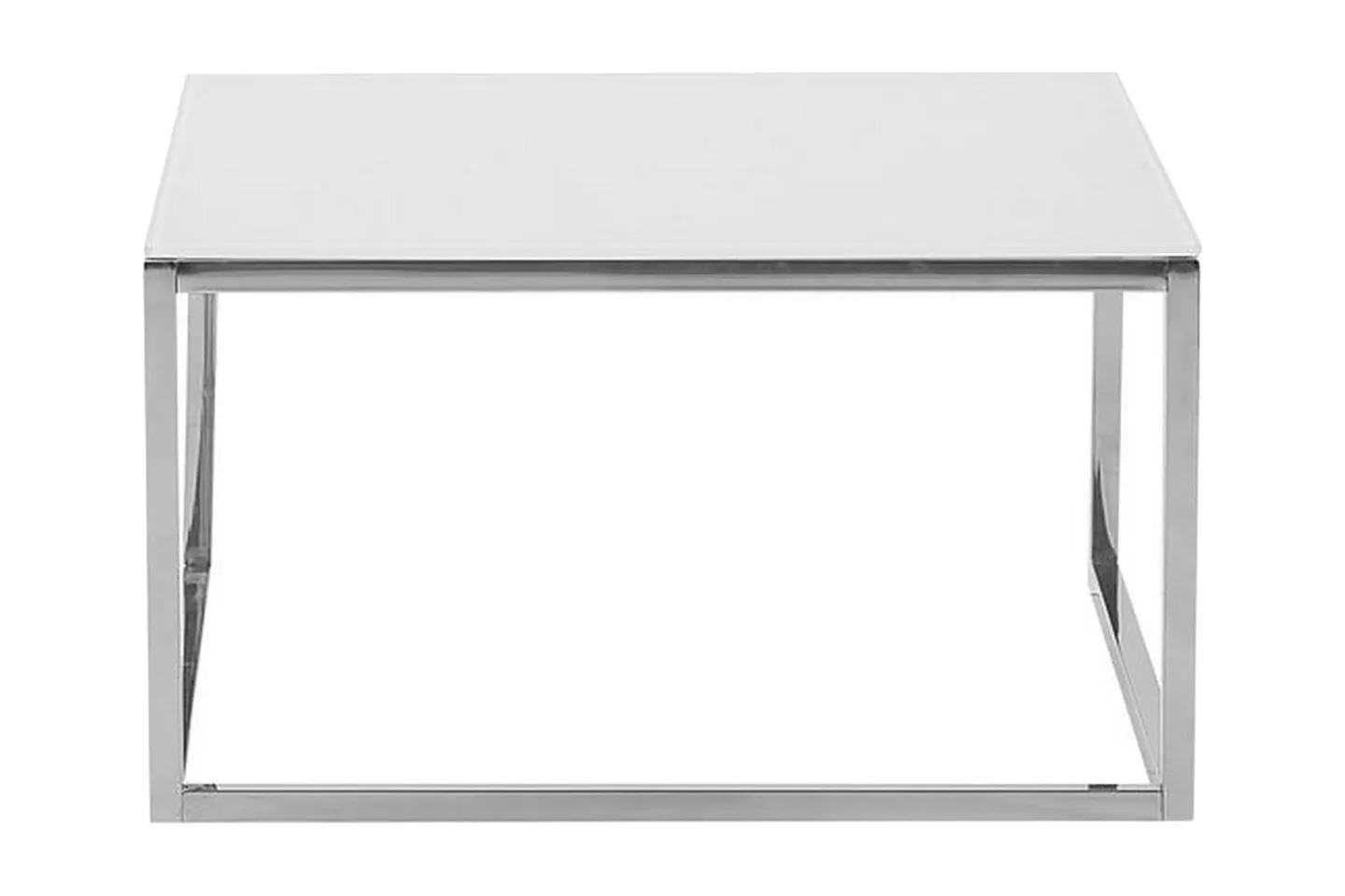 Brea Soffbord 2-pack - Vit/Glas
