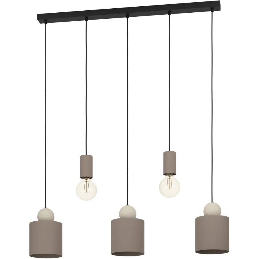 Eglo Pendellampe Gazzola Stahl 15 cm 110 cm - Farbe: Mocca