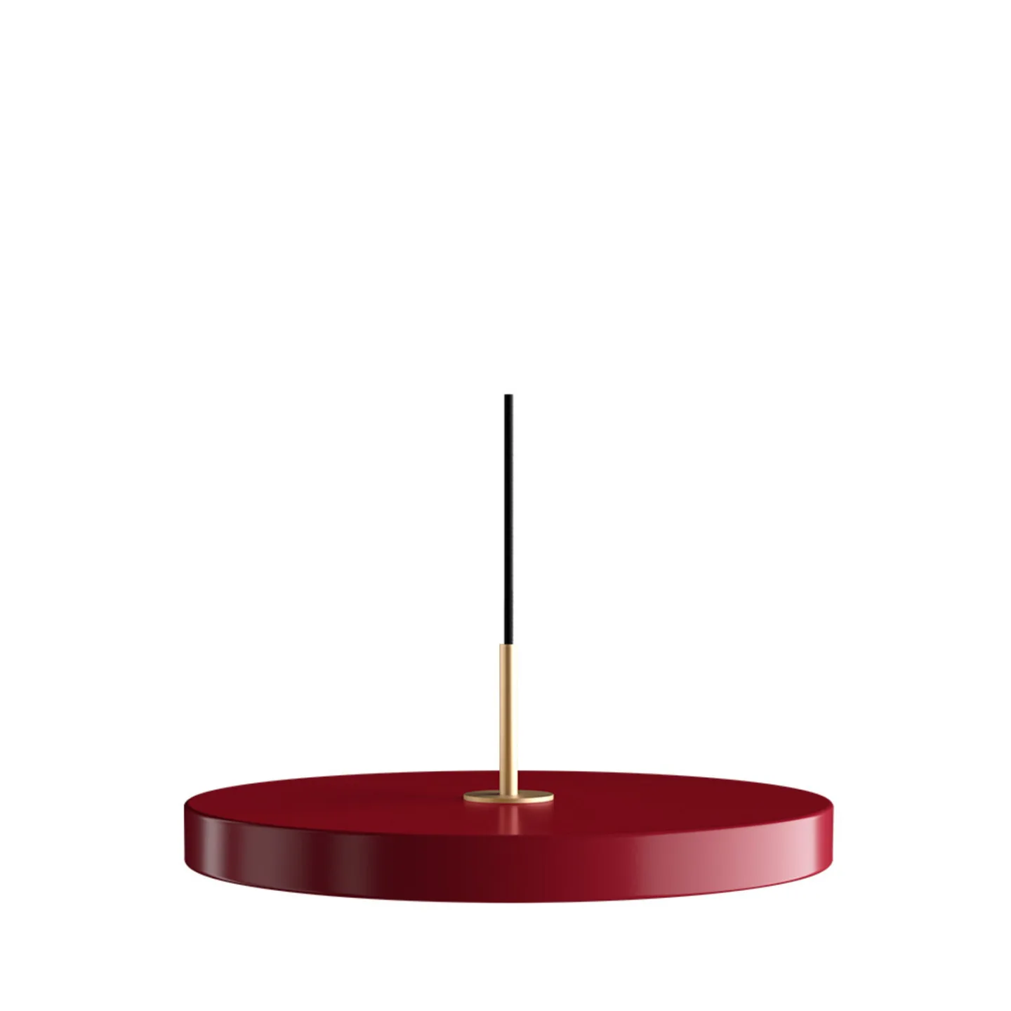 Asteria Plus Pendelleuchte Medium Ruby Red/Brass - UMAGE - Wohnzimmer - Metall