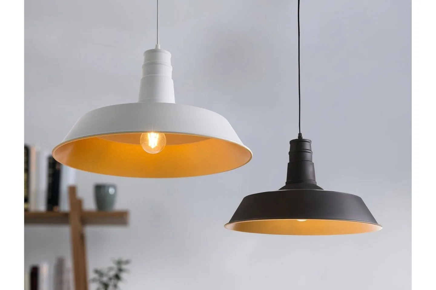 Bayou Taklampa 9 cm - Vit