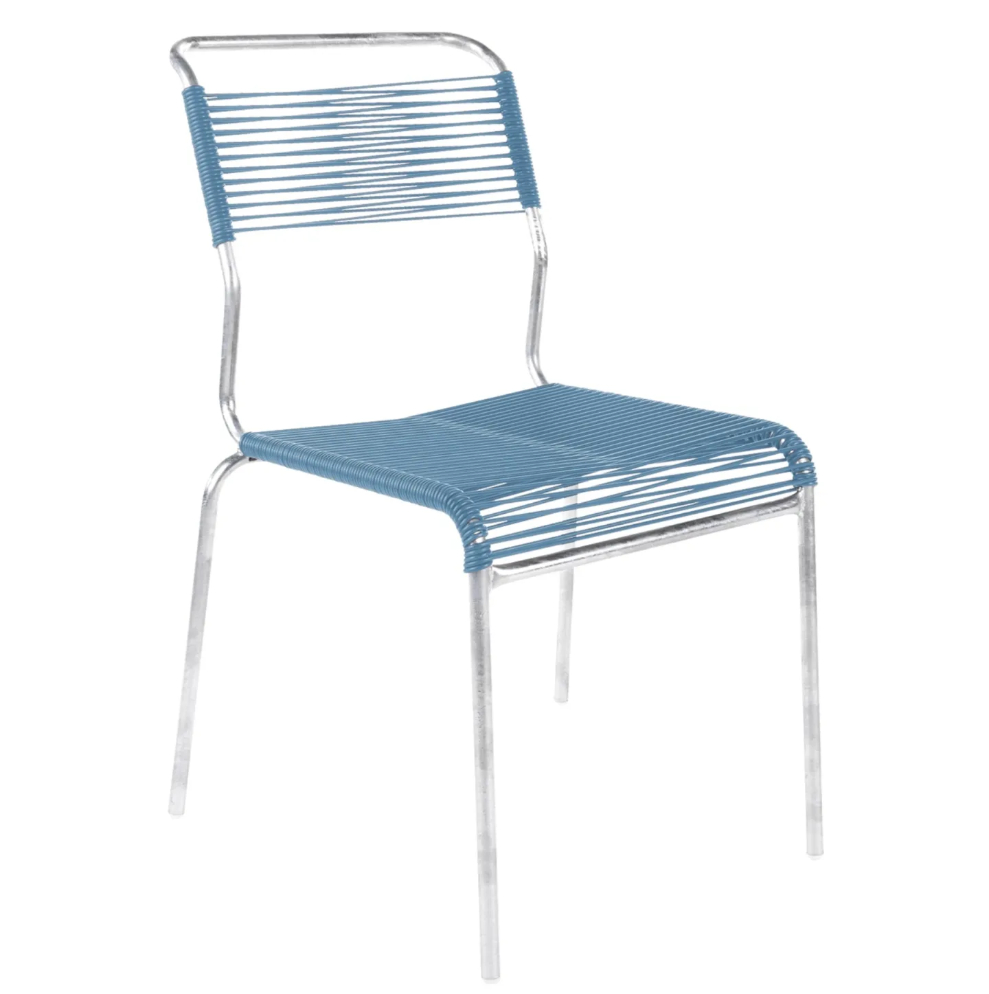 Schaffner Spaghetti-Stuhl Säntis Feuerverzinkt Blau | Schubiger Möbel