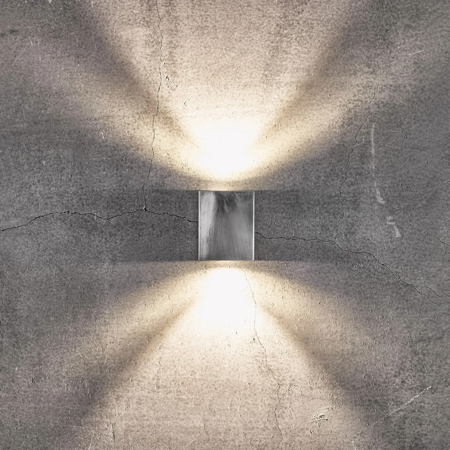 Canto Kubi 2 Wandleuchte Galvanised - Nordlux - Modern - Metall - Mehrflammig