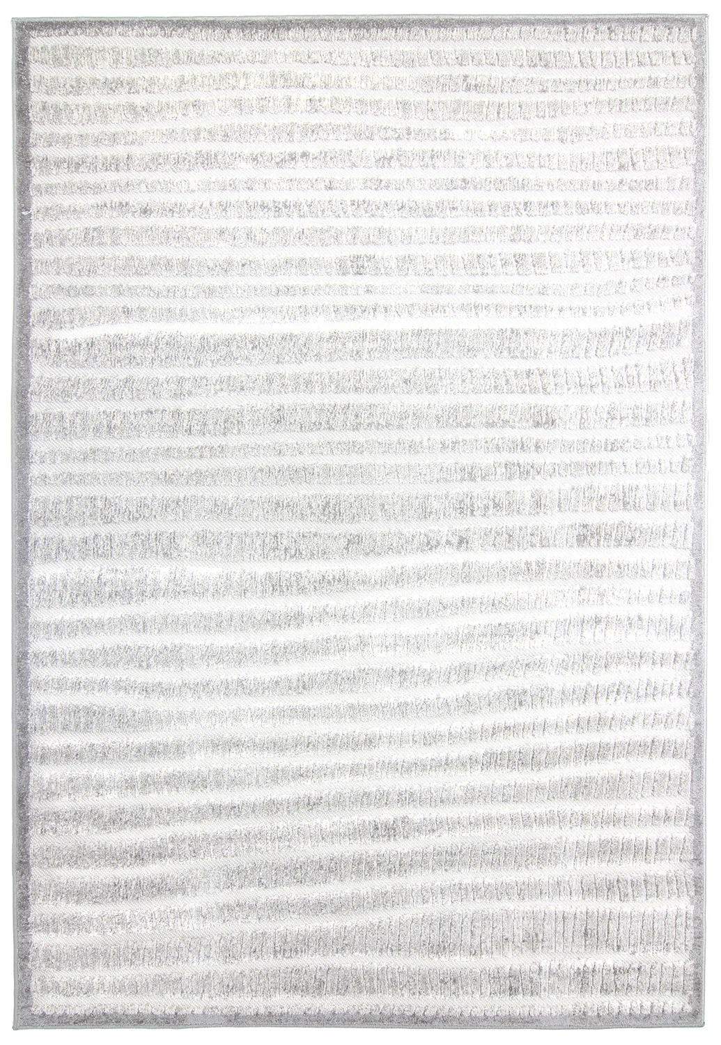 Shaggy Indoor-Outdoor - Kendall (cream/grå) (Størrelse: 160 x 230 cm)