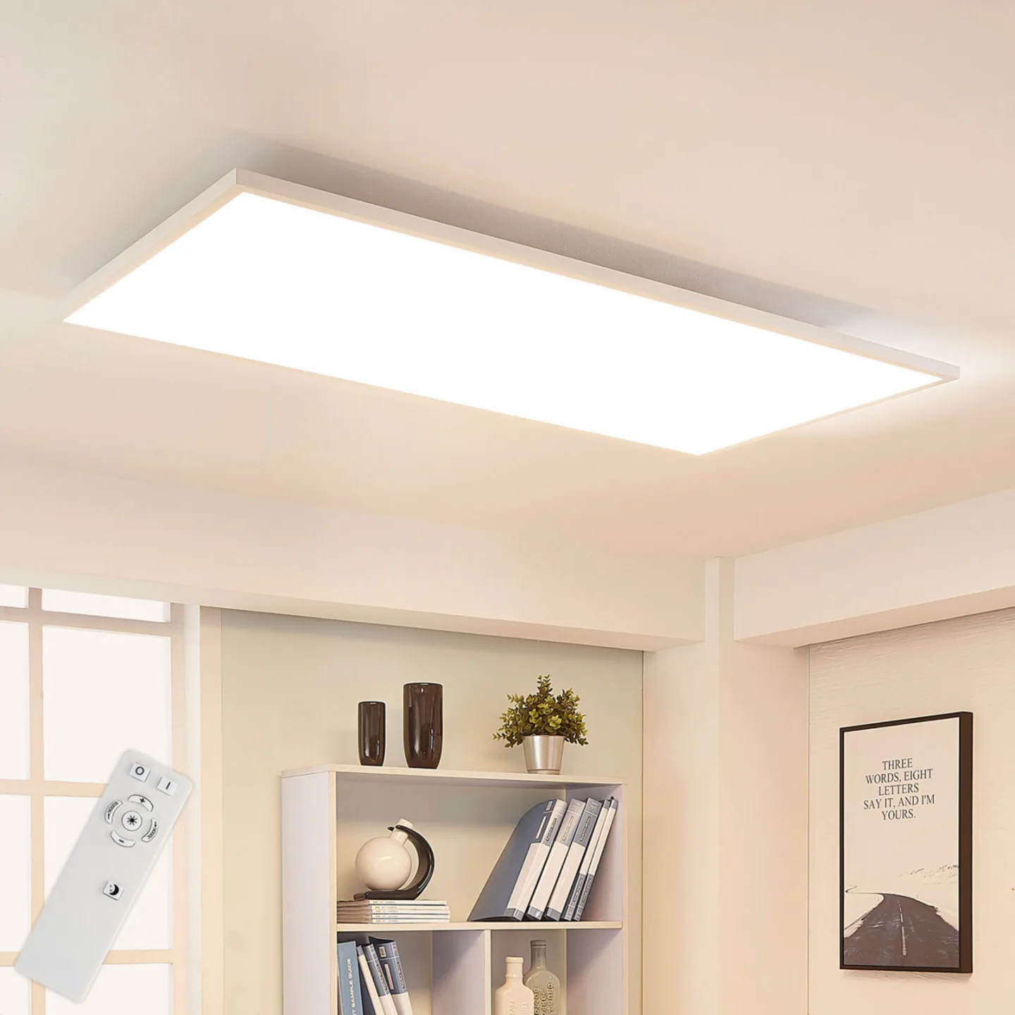 Arya Deckenleuchte W59 White - Arcchio - Arbeitszimmer / Büro - Modern - Kunststoff - Eckig