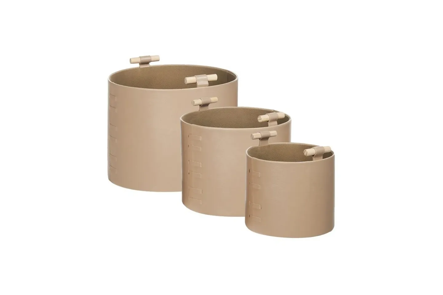Korg Aram set om 3 Beige - Beige
