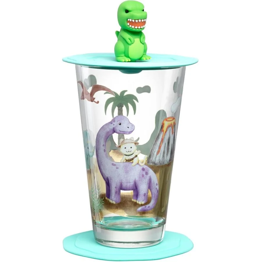 Kindergeschirr-Set 3-tlg. Leonardo Mehrfarbig Glas