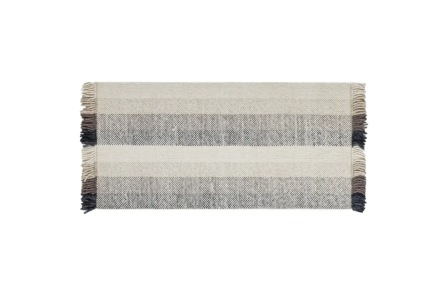 Emirler Ullmatta 80x150 cm - Svart/Vit