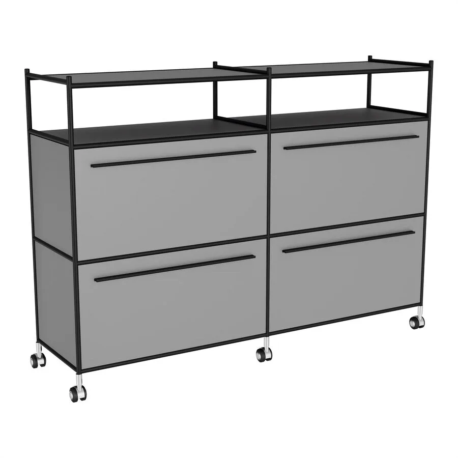 Sideboard Cubo Grau Metall B 155 H 105 cm