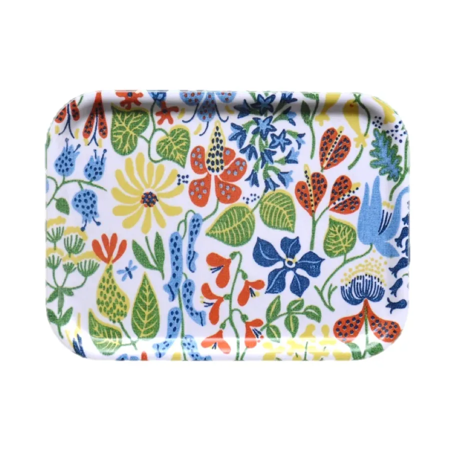 Opto Design Herbarium gul bricka 27x20 cm
