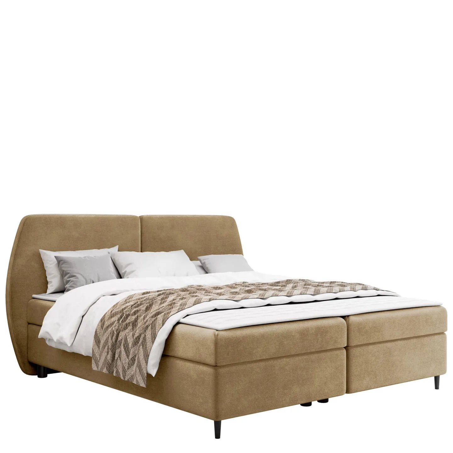 Rynricon Sängpaket Kontinentalsäng 180x200 cm - Beige