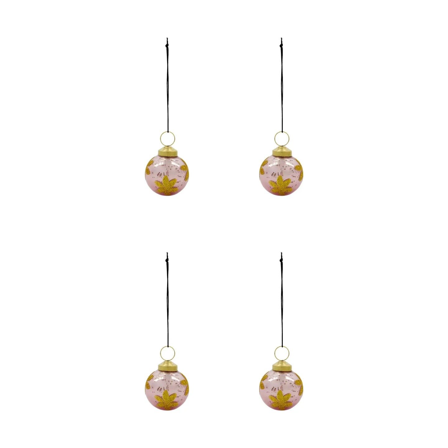 House Doctor Fiore julgranskula 4-pack Rosa