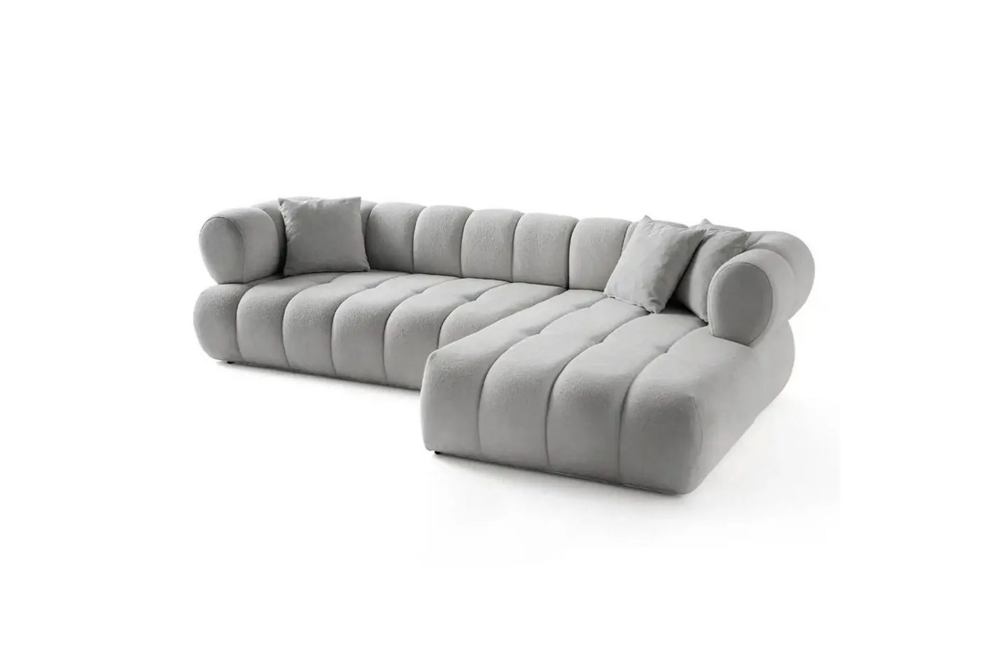 Mississauga Soffa med Divan 3-sits - Grå